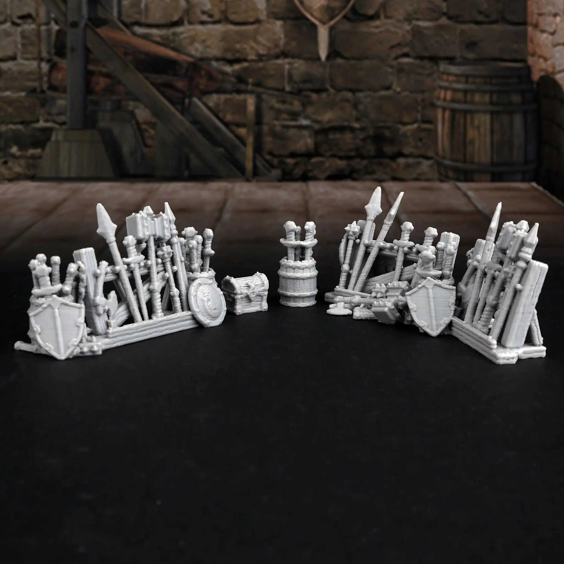  Tabletop RPG Dungeon Weaponry Rack Set Immersive Battles -  ToylandEU™