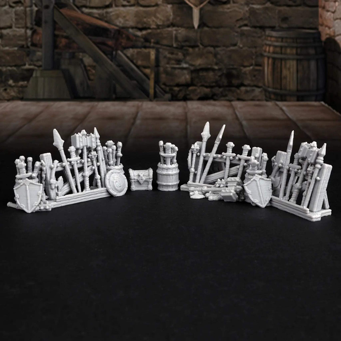  Tabletop RPG Dungeon Weaponry Rack Set Immersive Battles -  ToylandEU™