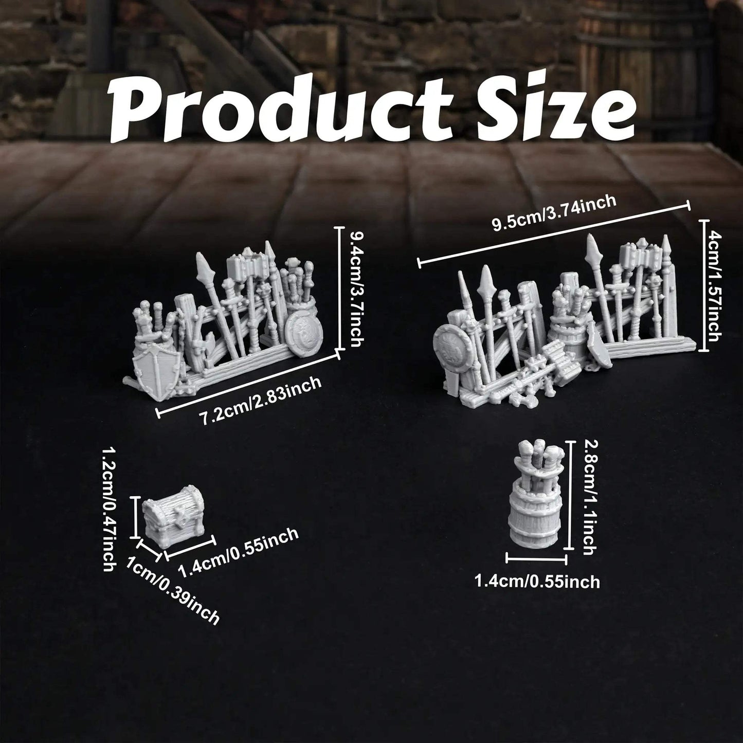 Tabletop RPG Dungeon Weaponry Rack Set Immersive Battles -  ToylandEU™