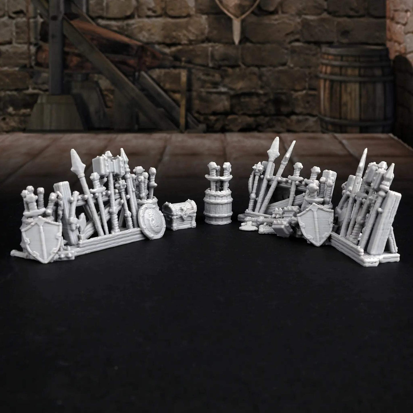  Tabletop RPG Dungeon Weaponry Rack Set Immersive Battles -  ToylandEU™