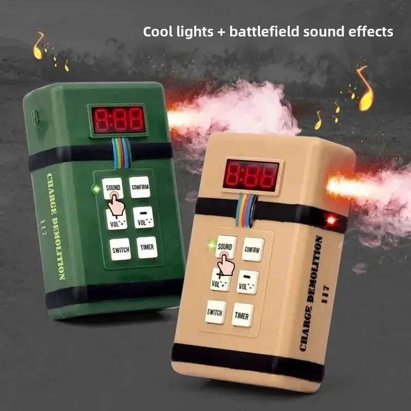 Tactical Airsoft Smoke Grenade Toy With Lights And Sound - ToylandEU