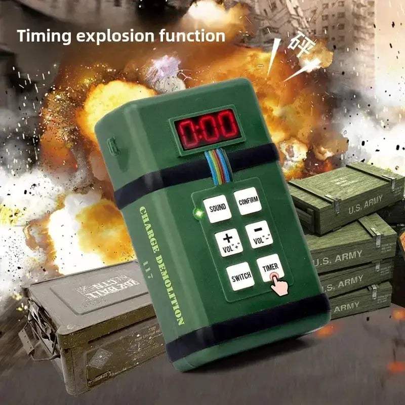 Tactical Airsoft Smoke Grenade Toy With Lights And Sound - ToylandEU
