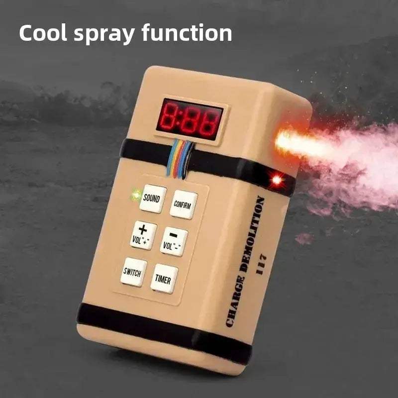 Tactical Airsoft Smoke Grenade Toy With Lights And Sound - ToylandEU
