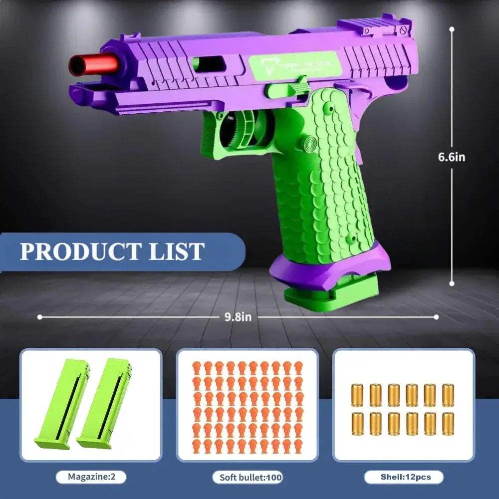 Tactical Toy Gun With EVA Soft Bullets For Outdoor Battles - ToylandEU
