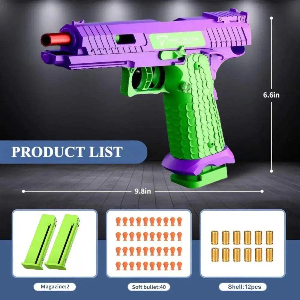 Tactical Toy Gun With EVA Soft Bullets For Outdoor Battles - ToylandEU