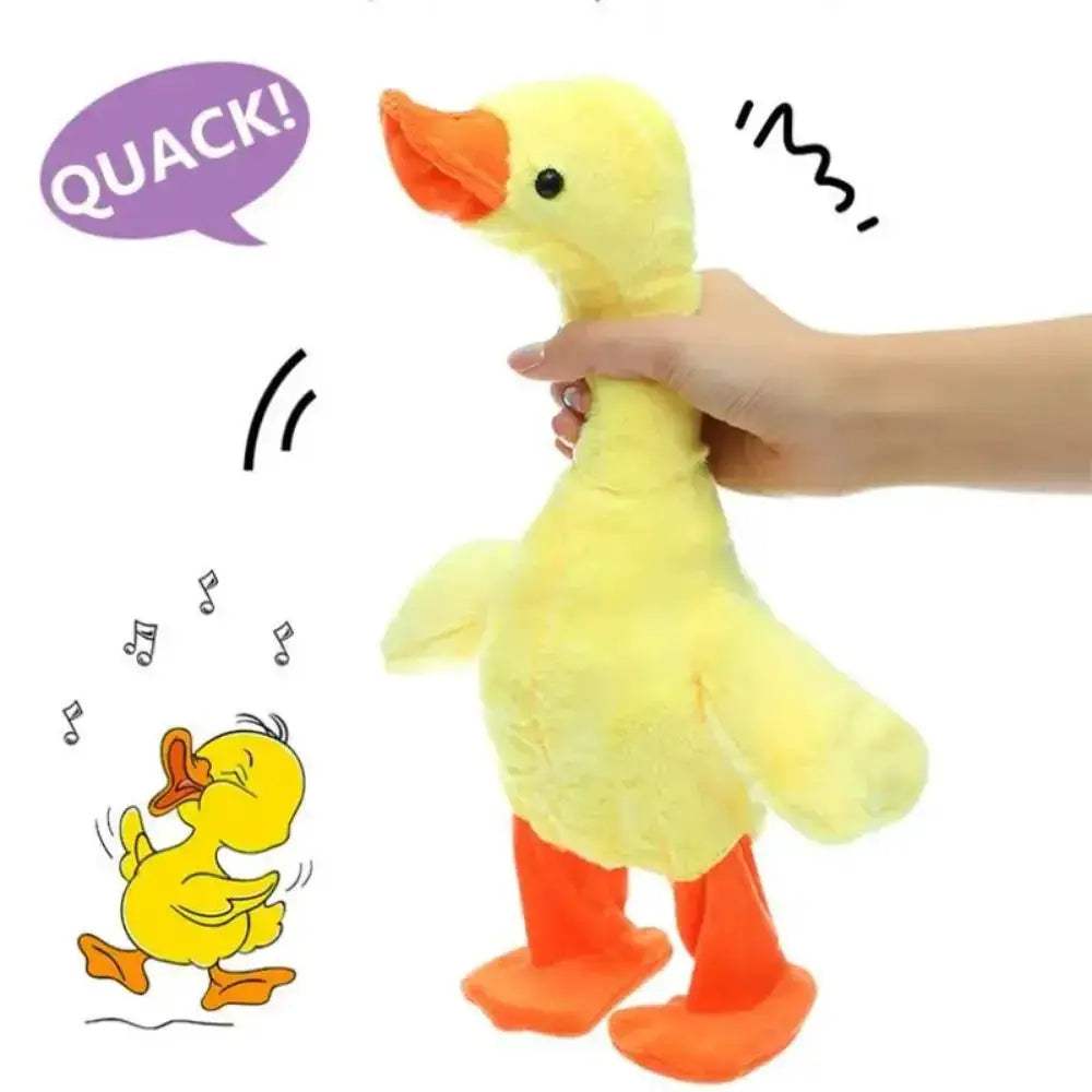 Talking Duck Plush Toy With Music Electric Walking - ToylandEU