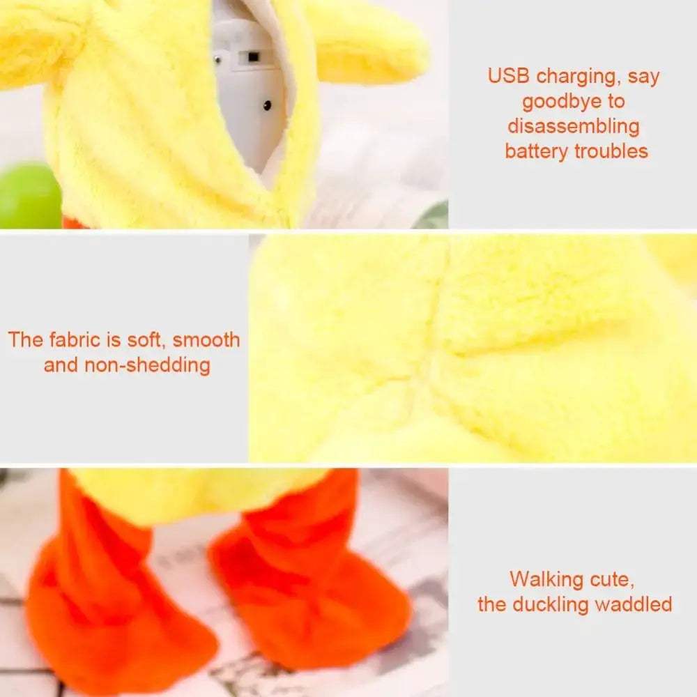Talking Duck Plush Toy With Music Electric Walking - ToylandEU