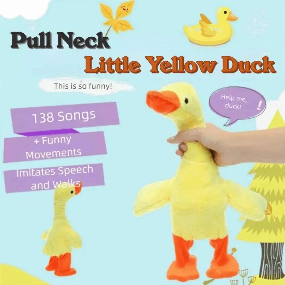 Talking Duck Plush Toy With Music Electric Walking - ToylandEU
