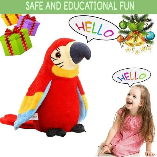 Talking Macaw Parrot Plush Toy With Voice Recording Pro -  ToylandEU™
