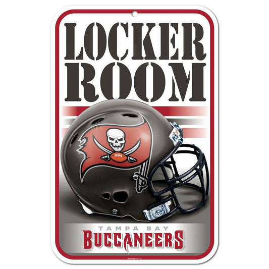 Tampa Bay Buccaneers 11x17 Plastic Locker Room Sign - ToylandEU