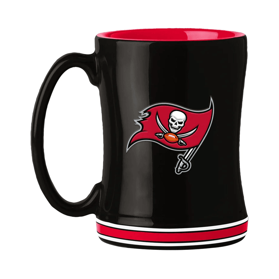 Tampa Bay Buccaneers 14oz Sculpted Relief Team Color Mug - ToylandEU