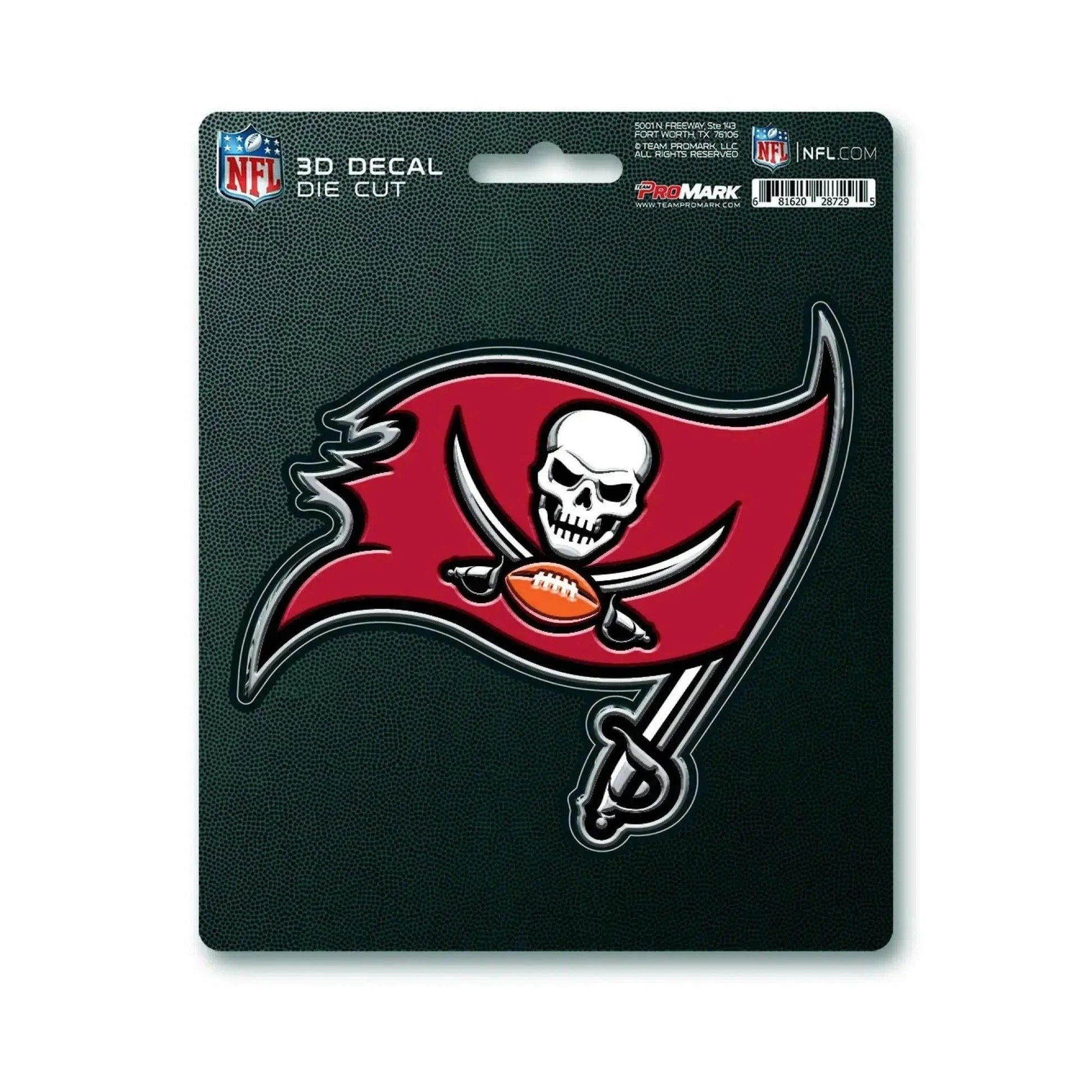  Tampa Bay Buccaneers 3D Die Cut Decal Logo Sticker 5x6 -  ToylandEU™
