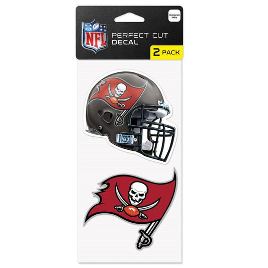 Tampa Bay Buccaneers 4x4 Die Cut Outdoor Vinyl Decals Set 2 - ToylandEU