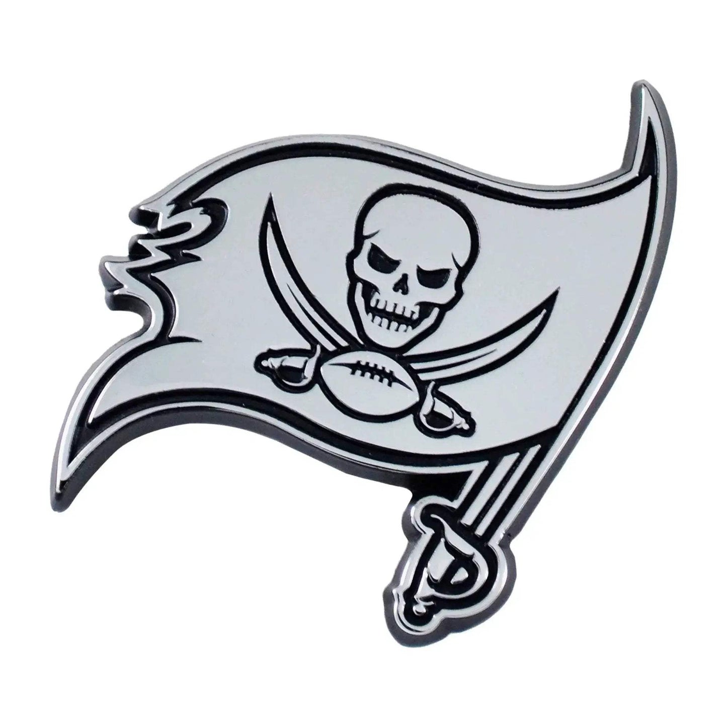  Tampa Bay Buccaneers Auto Emblem Premium Metal Chrome 3D -  ToylandEU™