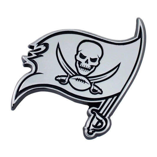  Tampa Bay Buccaneers Auto Emblem Premium Metal Chrome 3D -  ToylandEU™