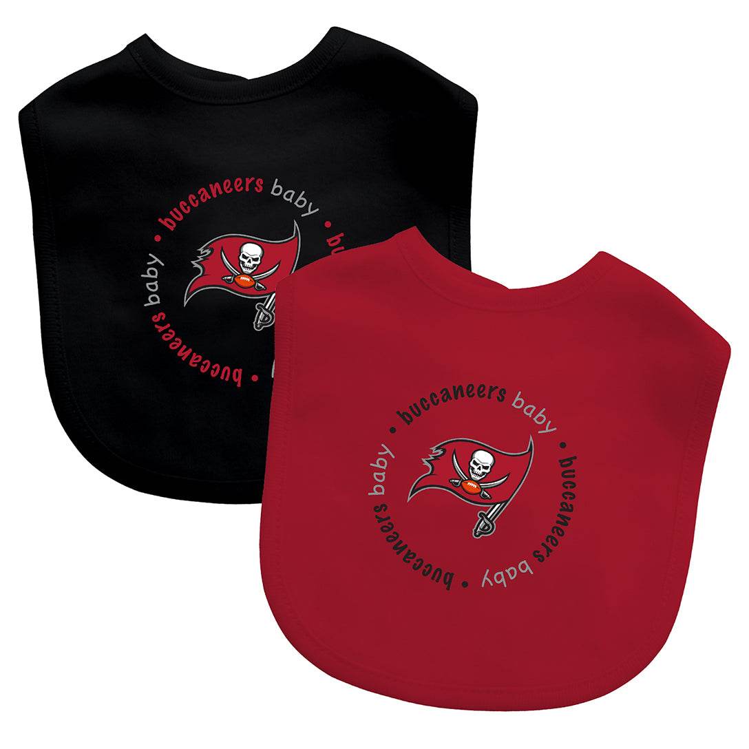 Tampa Bay Buccaneers Baby Bibs 2 Pack Officially Licensed - ToylandEU