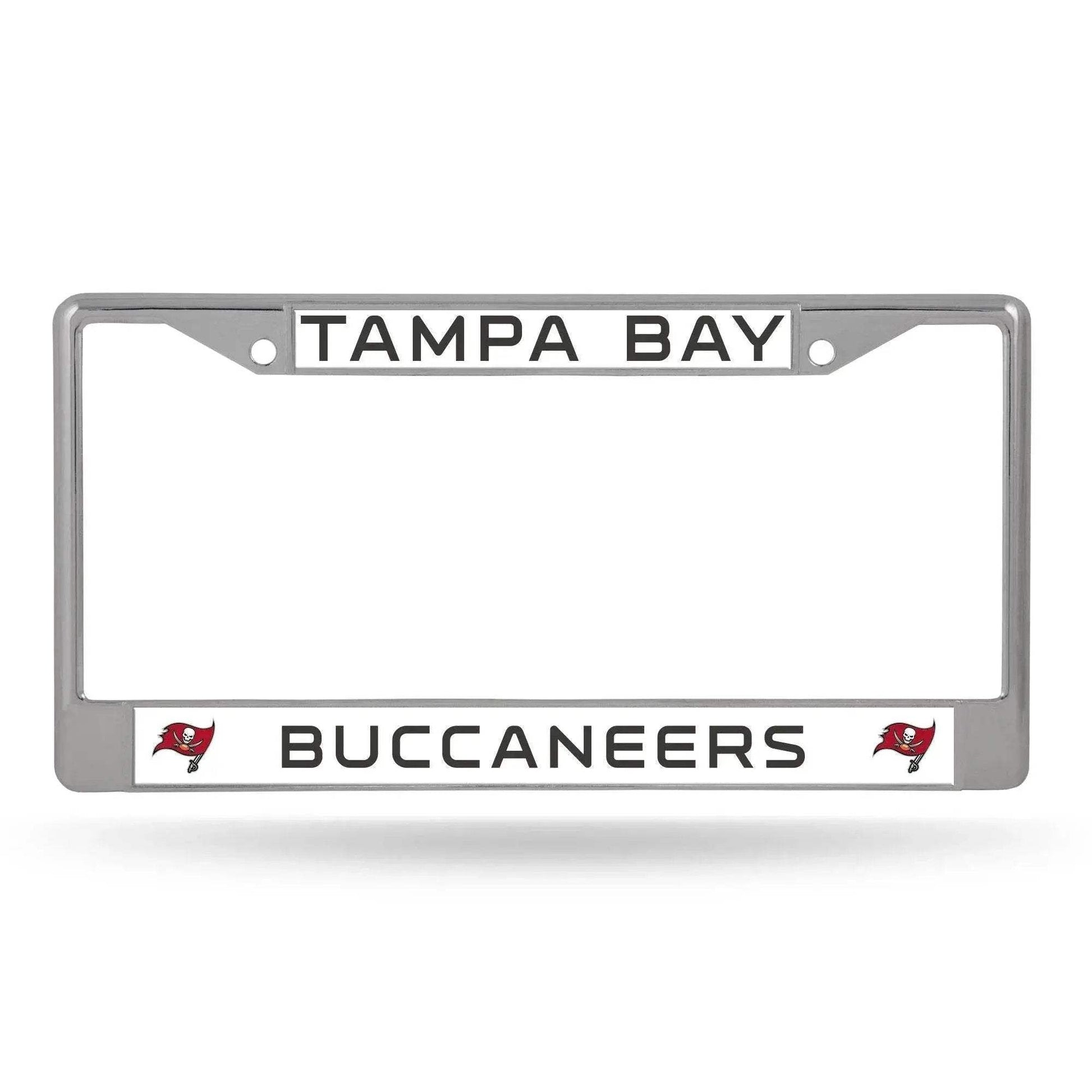 Tampa Bay Buccaneers Chrome License Plate Frame Rico - ToylandEU