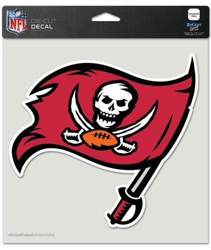 Tampa Bay Buccaneers Decal 8x8 Die Cut Color Vinyl Sticker - ToylandEU