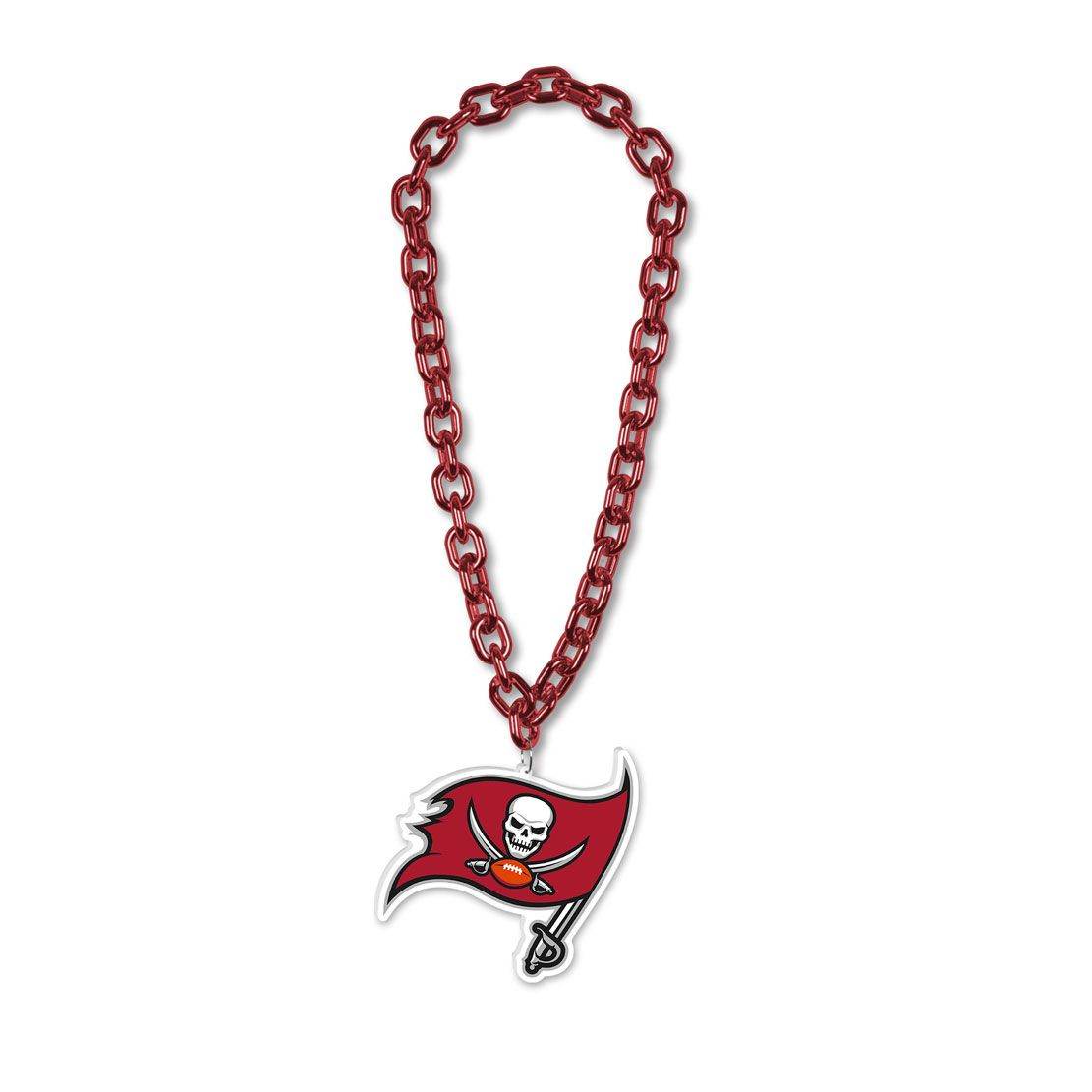 Tampa Bay Buccaneers Foam Logo Necklace With 38 Inch Chain - ToylandEU