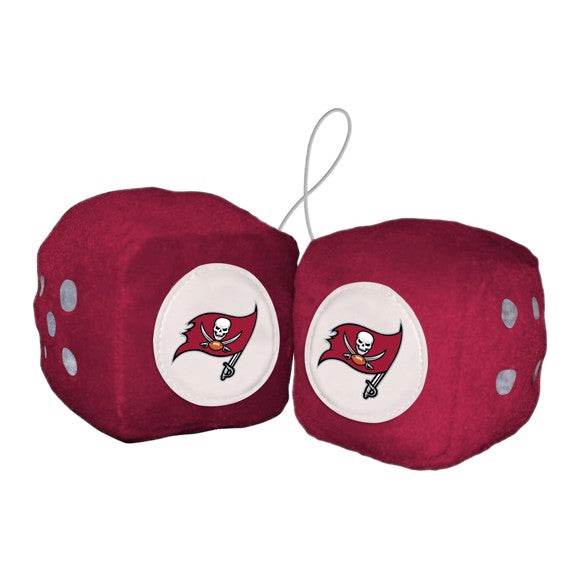 Tampa Bay Buccaneers Fuzzy Dice Plush Car Accessory - ToylandEU