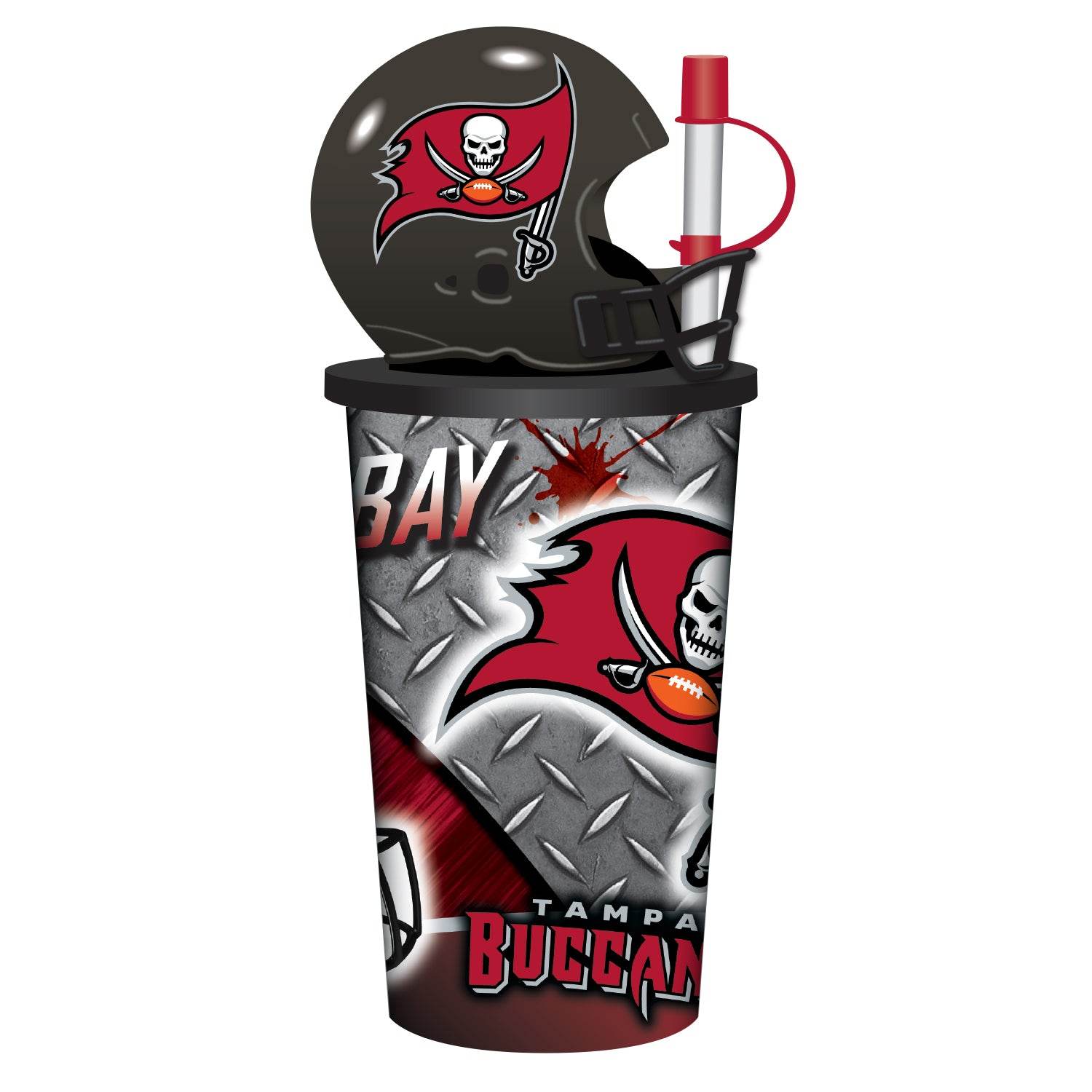 Tampa Bay Buccaneers Helmet Cup 32oz with Straw Lid - ToylandEU
