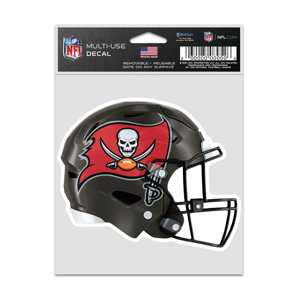 Tampa Bay Buccaneers Helmet Decal 3.75x5 Inches Wincraft - ToylandEU