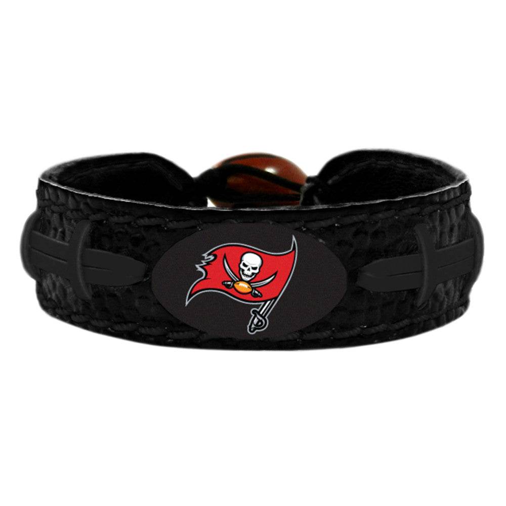 Tampa Bay Buccaneers Leather Bracelet Black Ceramic Bead - ToylandEU