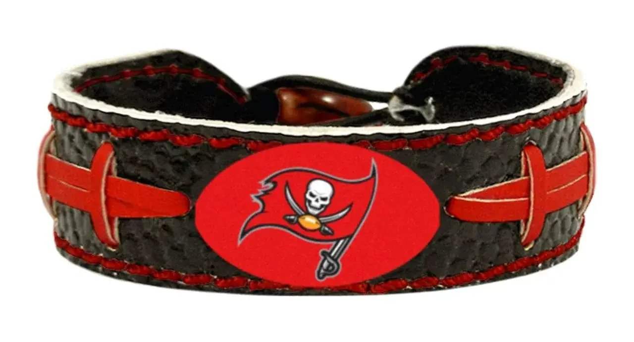  Tampa Bay Buccaneers Leather Bracelet Team Color Adjustable -  ToylandEU™
