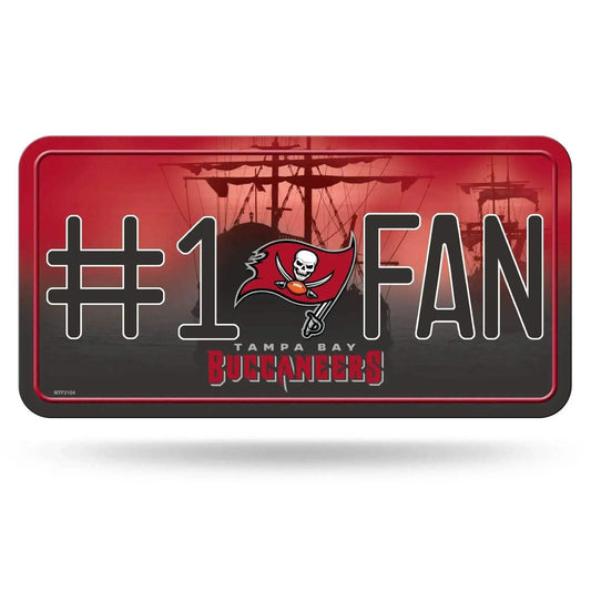  Tampa Bay Buccaneers License Plate Aluminum Number One Fan -  ToylandEU™