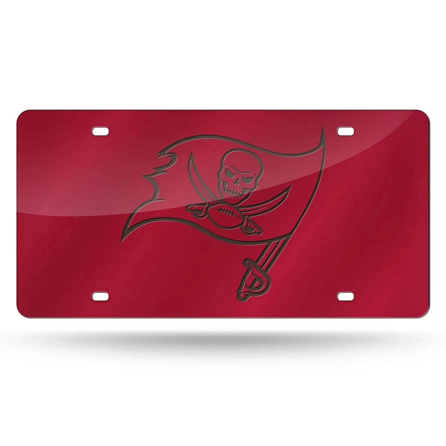  Tampa Bay Buccaneers License Plate Red Laser Cut Display -  ToylandEU™