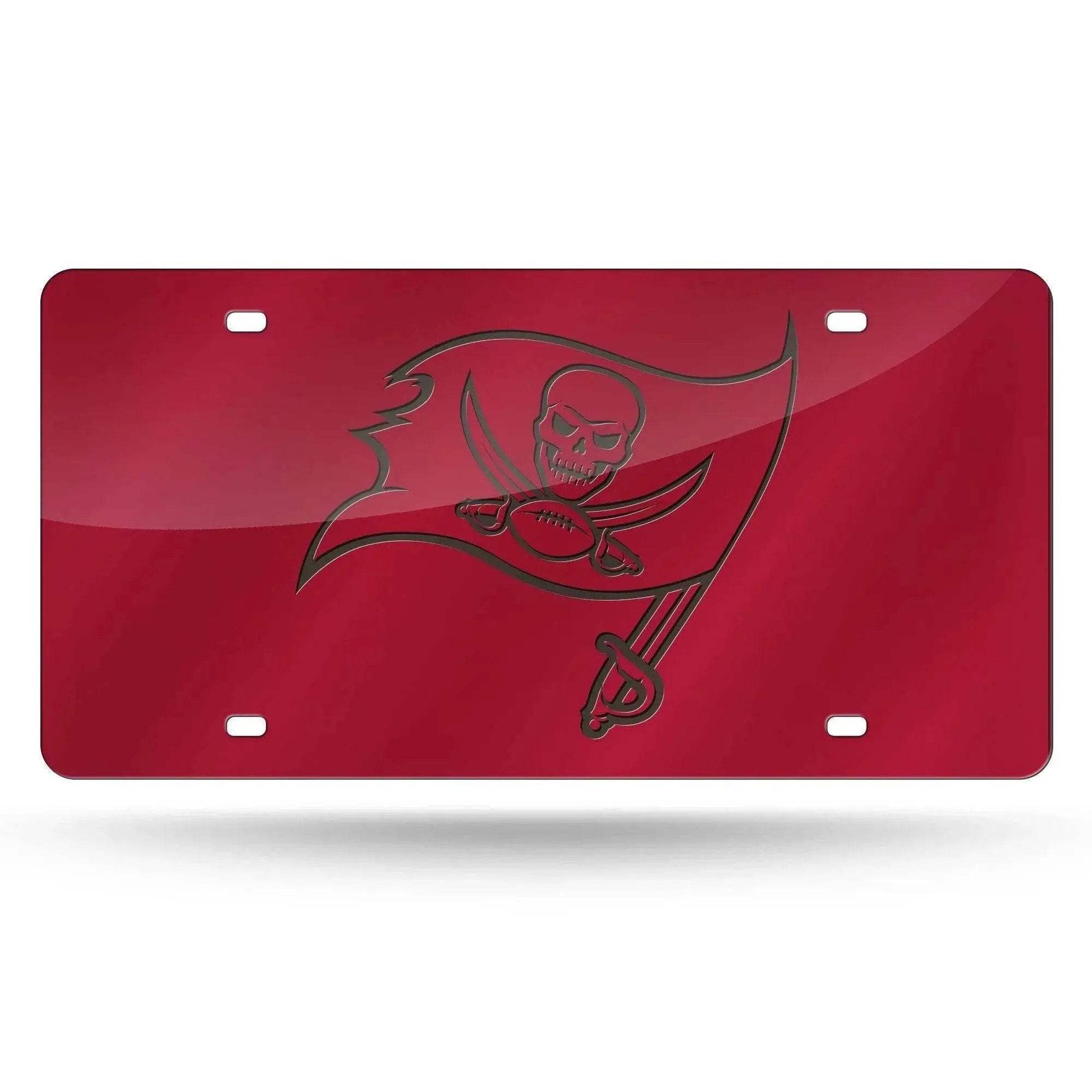  Tampa Bay Buccaneers License Plate Red Laser Cut Display -  ToylandEU™