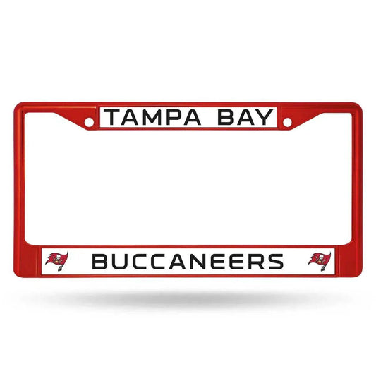  Tampa Bay Buccaneers Licensed Metal Plate Frame Red -  ToylandEU™