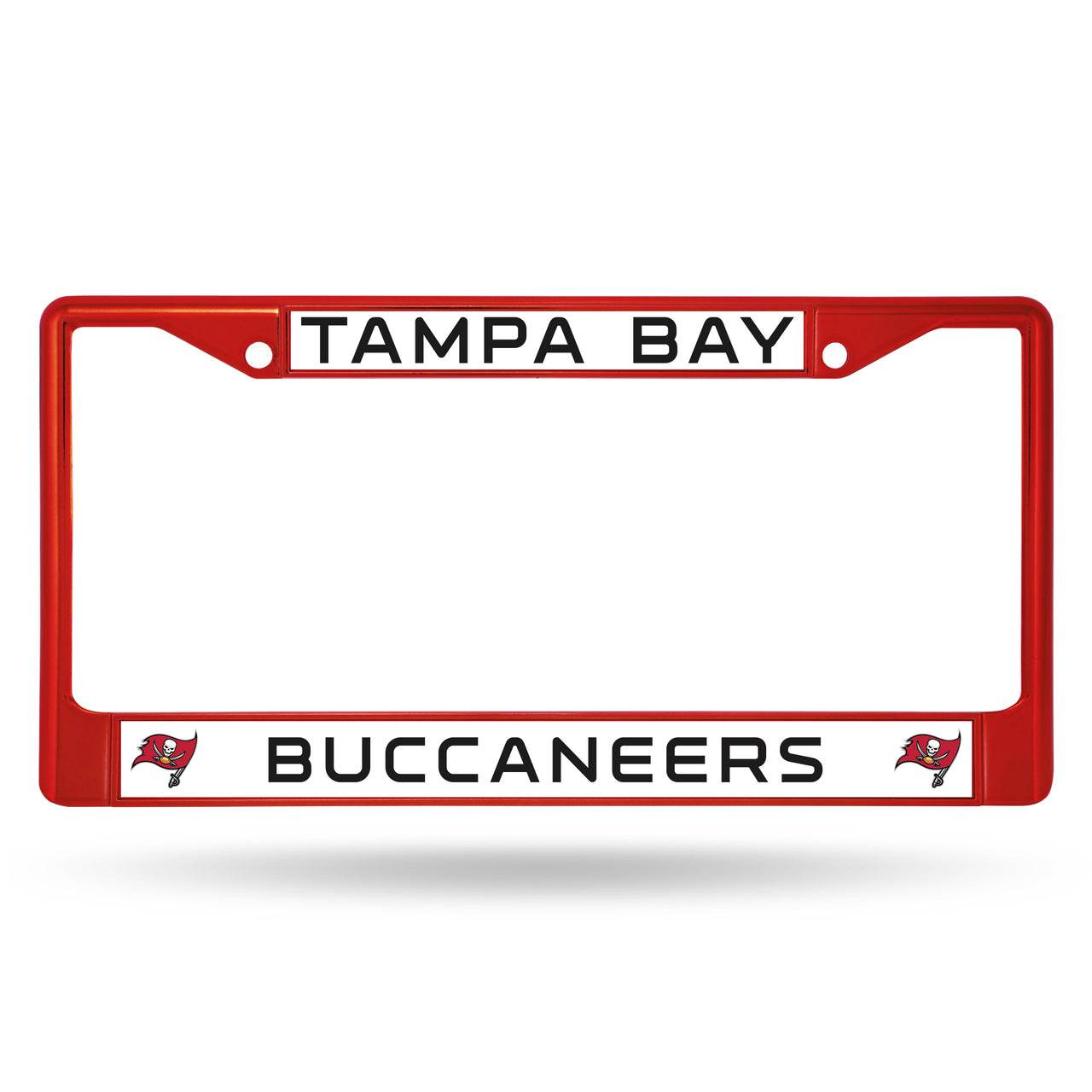 Tampa Bay Buccaneers Licensed Metal Plate Frame Red - ToylandEU