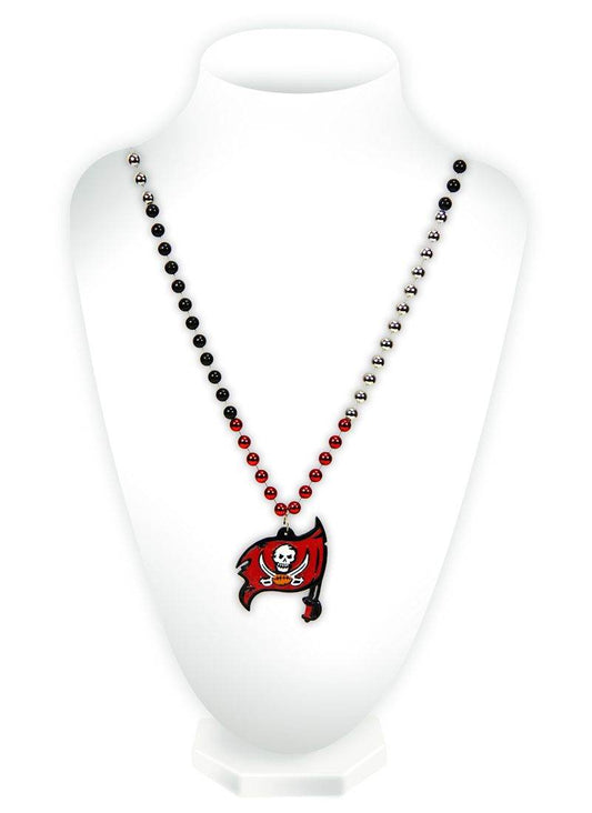 Tampa Bay Buccaneers Mardi Gras Beads With Medallion - ToylandEU