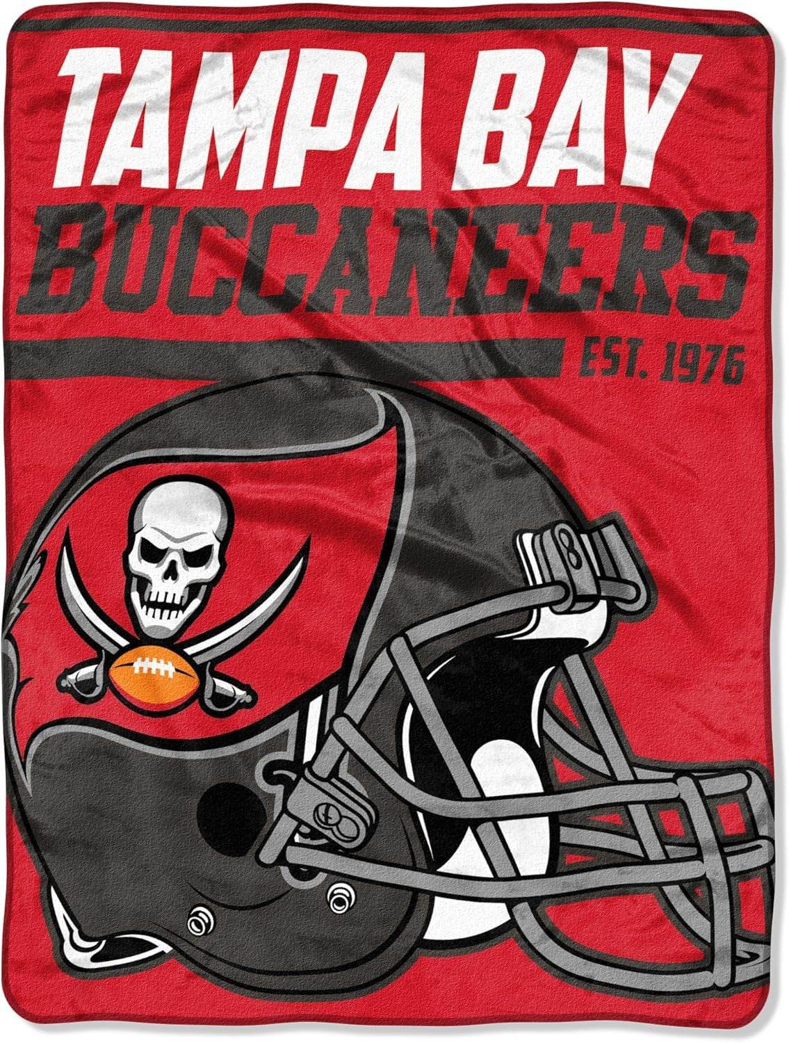 Tampa Bay Buccaneers Micro Raschel Blanket 46x60 Inches - ToylandEU