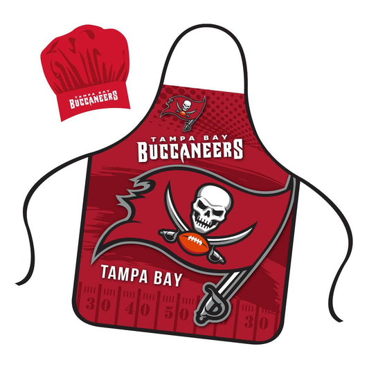 Tampa Bay Buccaneers Official Chef Hat And Apron Set - ToylandEU