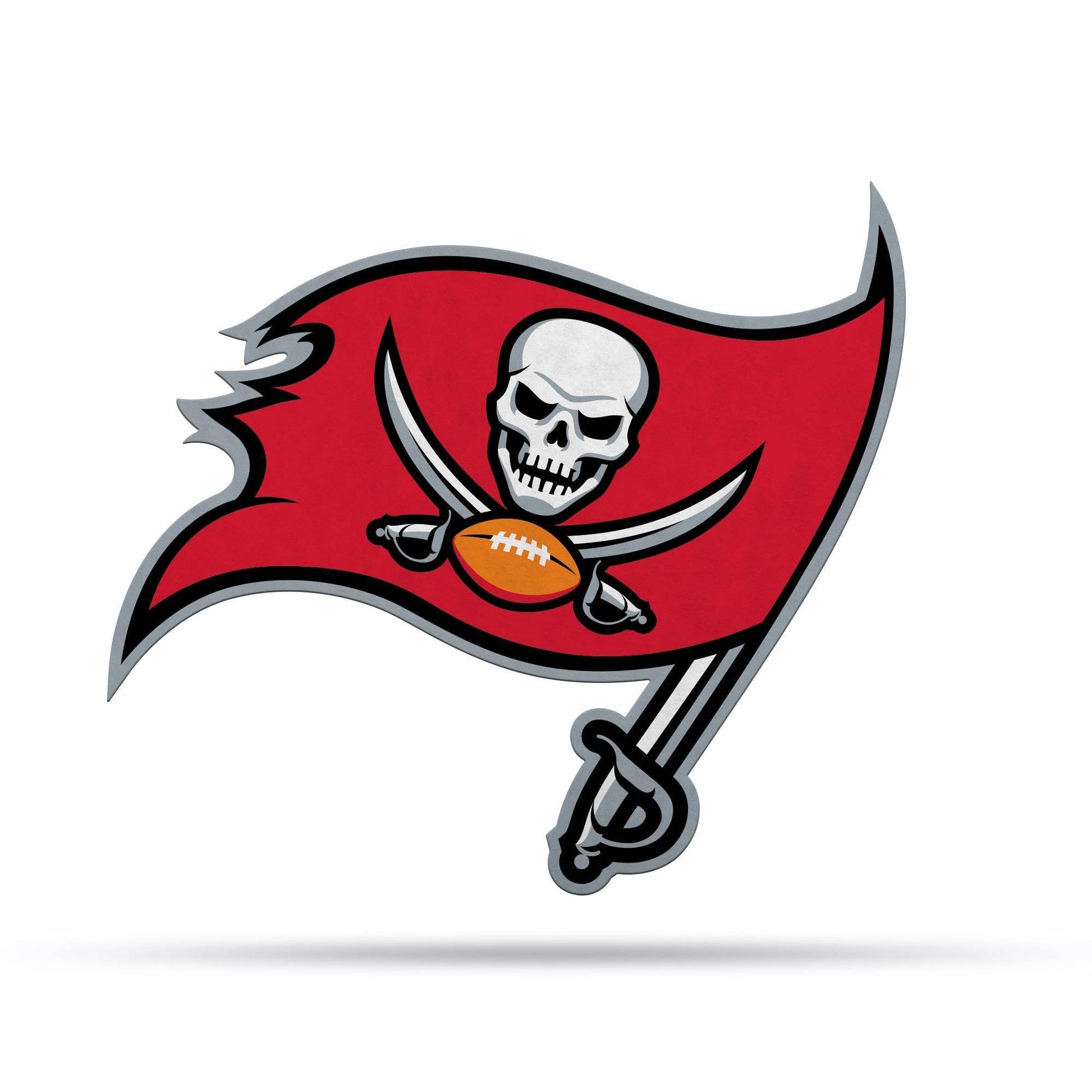 Tampa Bay Buccaneers Pennant Shape Cut Logo Decor Gift - ToylandEU