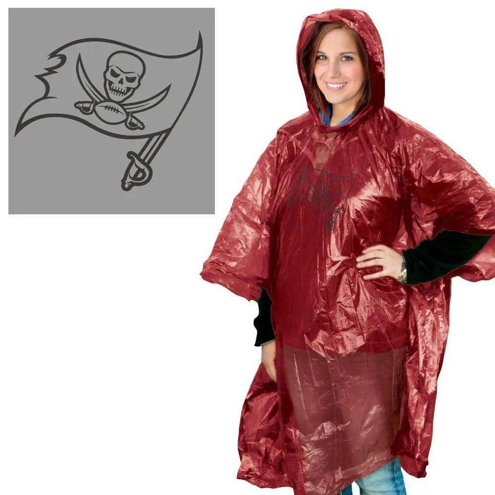  Tampa Bay Buccaneers Rain Poncho Lightweight One Size -  ToylandEU™