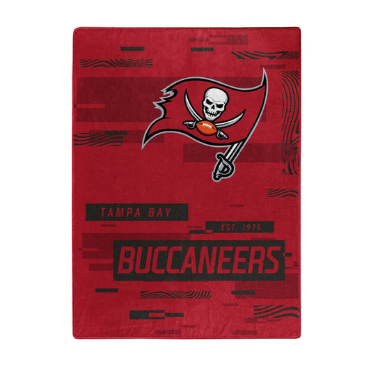 Tampa Bay Buccaneers Raschel Throw Blanket 60x80 Digitized - ToylandEU