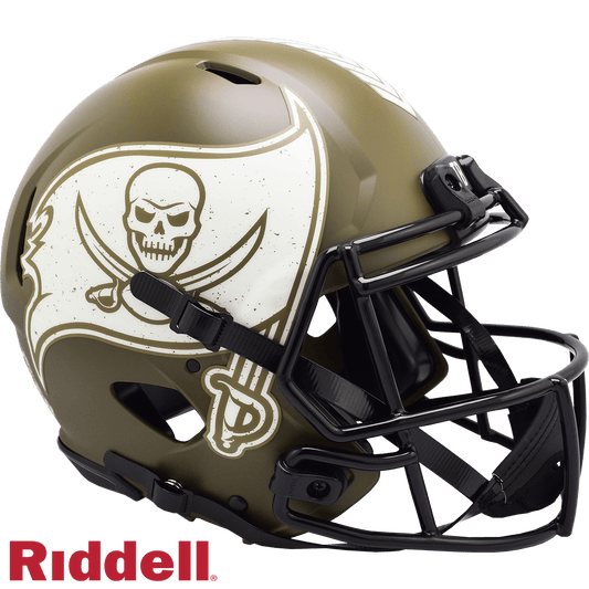 Tampa Bay Buccaneers Riddell Speed Salute To Service Helmet - ToylandEU