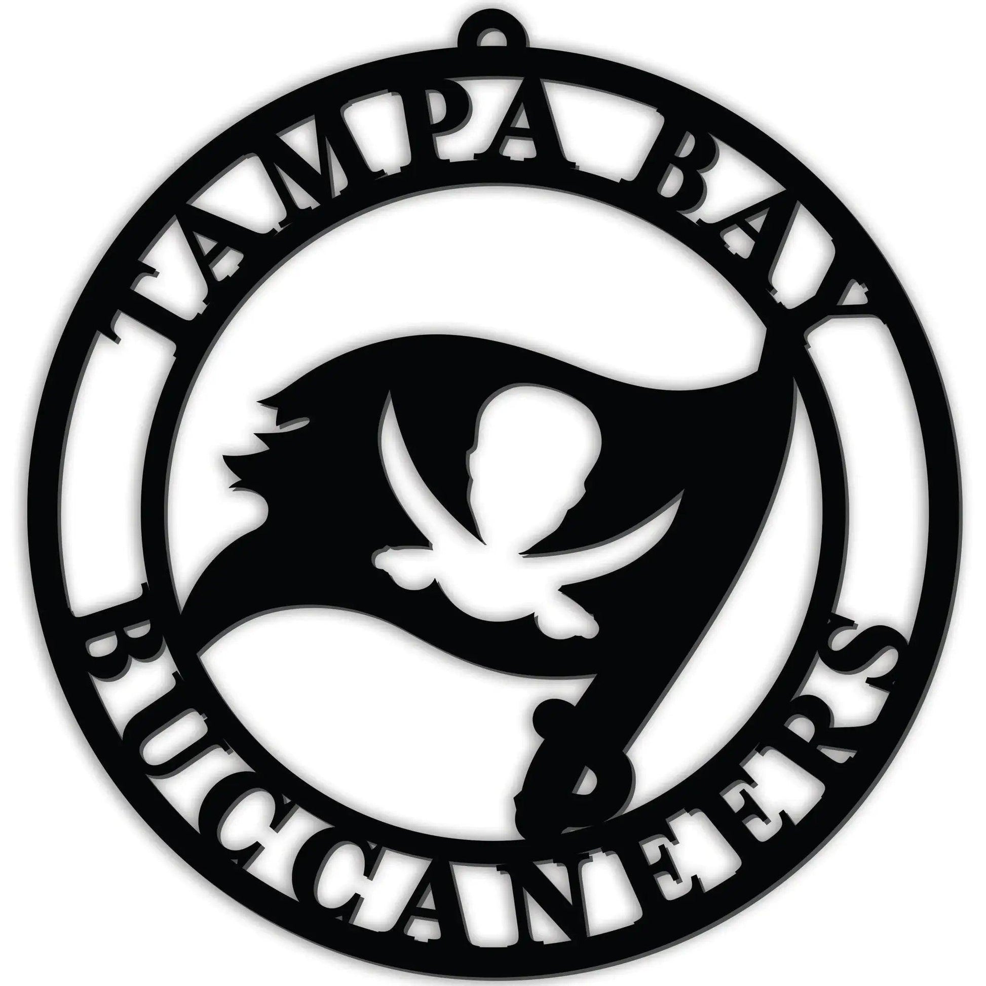  Tampa Bay Buccaneers Sign Door Hanger 16 Inch Black PVC -  ToylandEU™