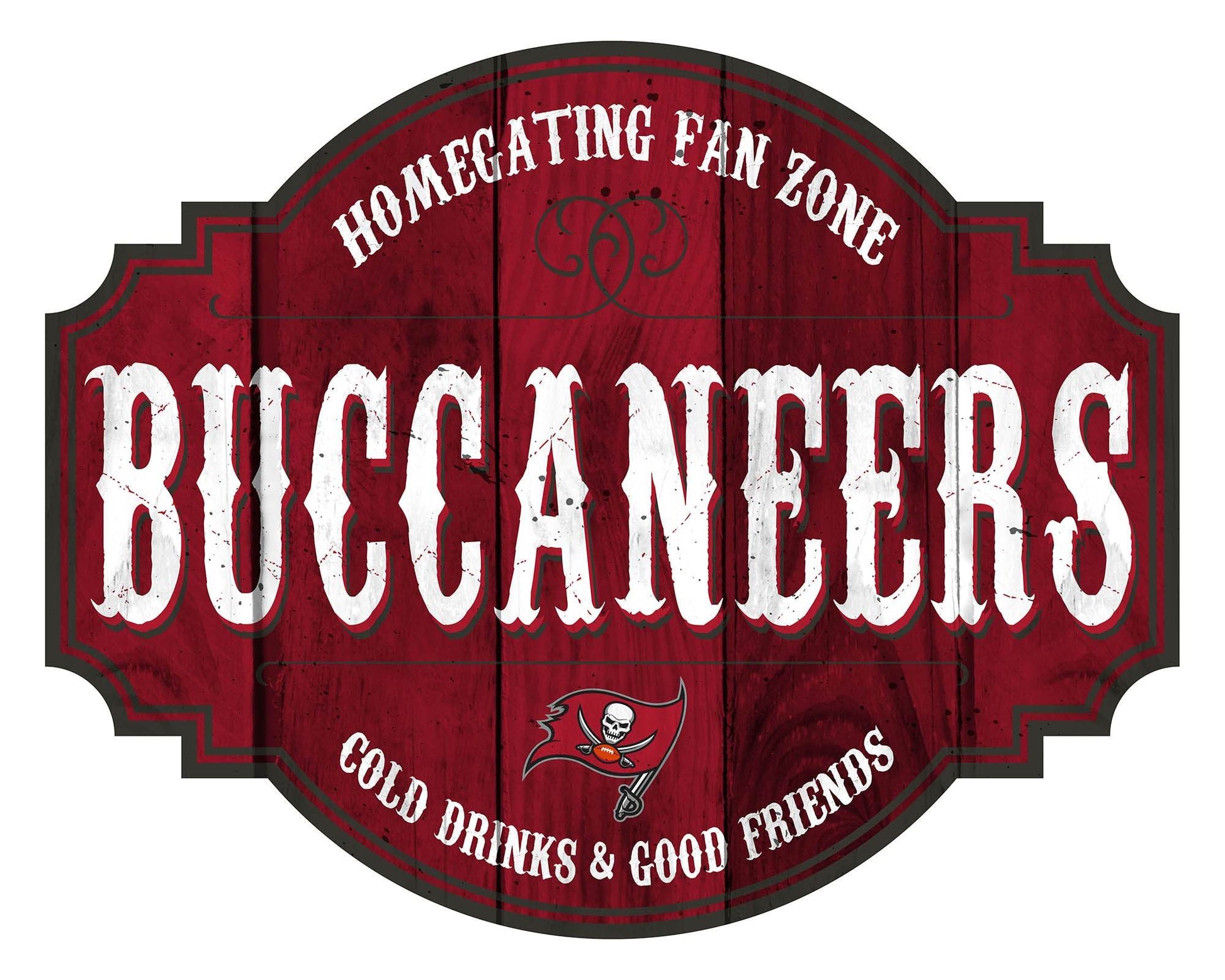 Tampa Bay Buccaneers Sign Wood 12 Inch Homegating Tavern - ToylandEU