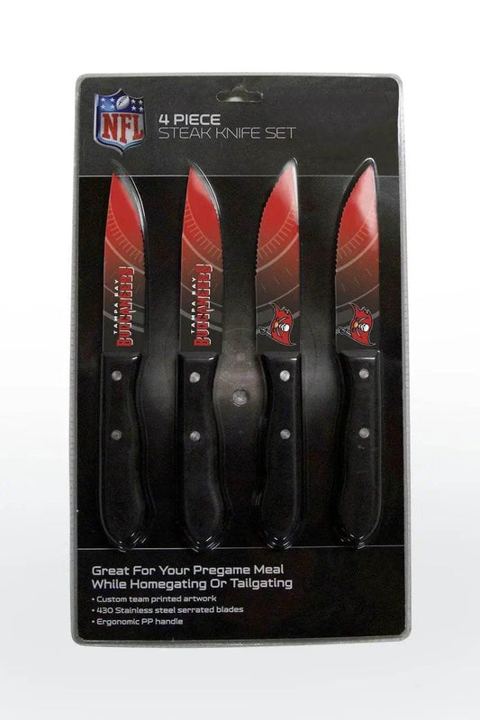  Tampa Bay Buccaneers Steak Knife Set 4 Pack With Artwork -  ToylandEU™