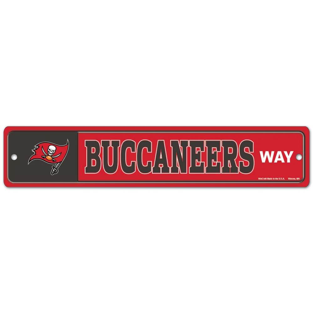 Tampa Bay Buccaneers Street Sign Plastic 3.75x19 Inches - ToylandEU