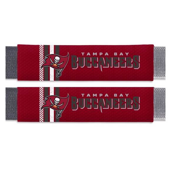 Tampa Bay Buccaneers Two Piece Seat Belt Pad Set Team Color - ToylandEU