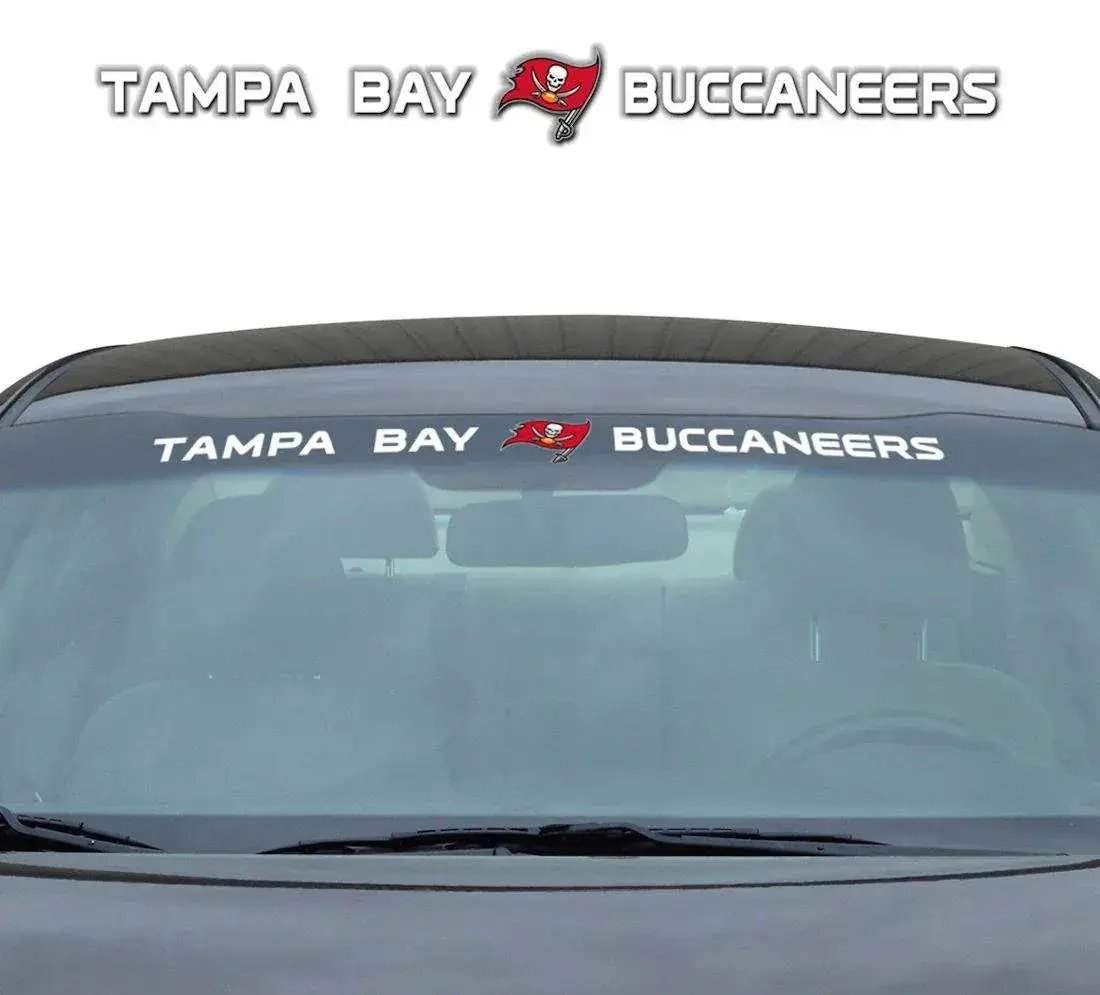 Tampa Bay Buccaneers Windshield Decal 35x4 Inches Premium - ToylandEU