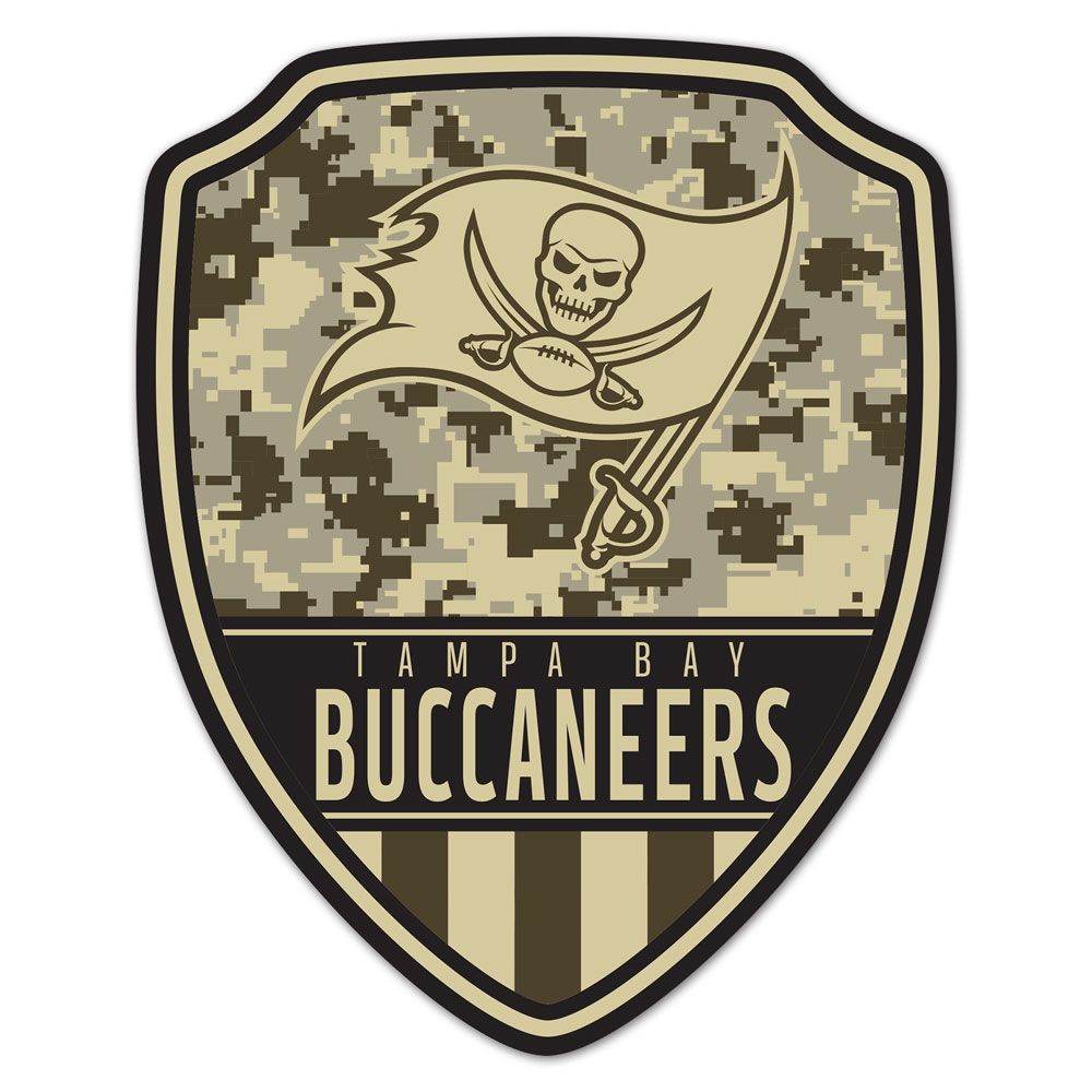 Tampa Bay Buccaneers Wood Sign 11x14 Shield Shape Decor - ToylandEU