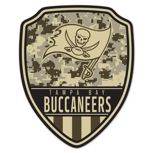Tampa Bay Buccaneers Wood Sign 11x14 Shield Shape Decor - ToylandEU