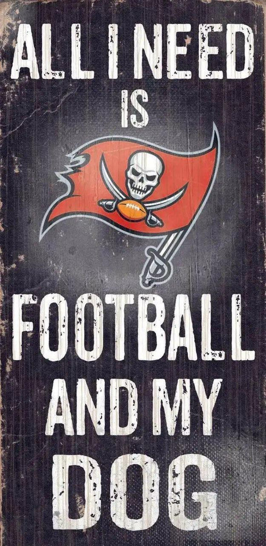  Tampa Bay Buccaneers Wood Sign Football And Dog 12x6 Inches -  ToylandEU™
