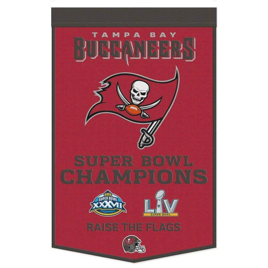  Tampa Bay Buccaneers Wool Banner 24x38 Dynasty Champ Design -  ToylandEU™